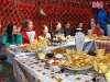 A meal in a yurt