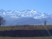 High in the mountains