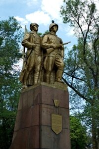 Komsomolets Monument in Bishkek