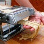 A "lapsha mill" can help in preparing the strips of dough