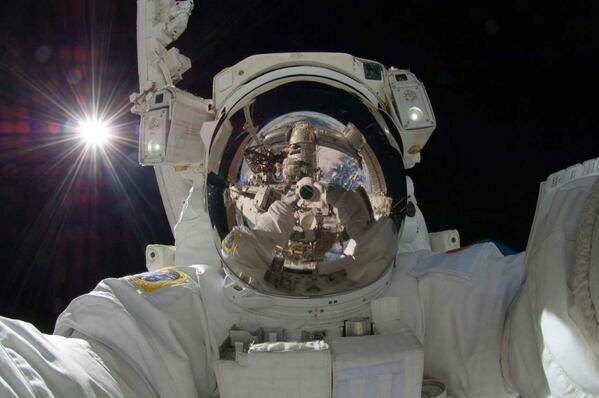 Perhaps the most justifiable selfie out there