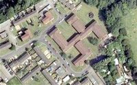 An aerial view revealing the "infamous" layout 