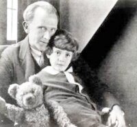 A.A. Milne, Christopher Robin and the original Winnie the Pooh