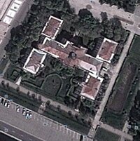 Dom Druzhba as seen on Google Earth