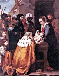 Murillo's depiction of the Adoration of the Magi