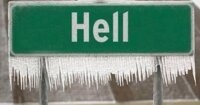 Hell frozen over