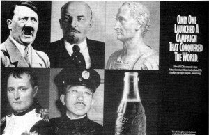 A vintage advert for Coca Cola