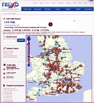 A screen from www.frixo.com