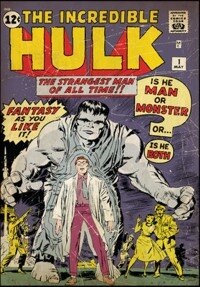 The cover of the first edition of The Incredible Hulk