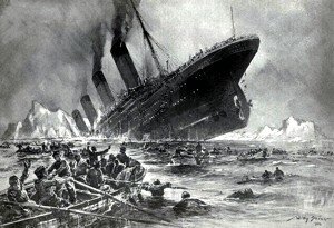 Untergang der Titanic ("Sinking of the Titanic") by Willy Stöwer, 1912
