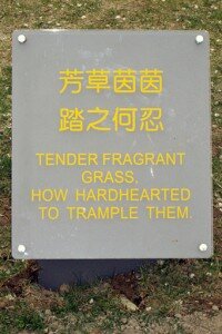 A sign in Chinglish