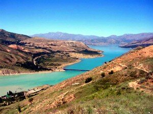 The Chatkal river near Charvak lake : 