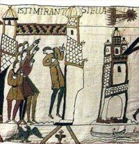 Halley's comet as featured in the Bayeux Tapestry