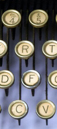 Typewriter keys 