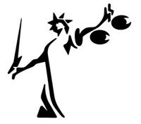 Justice is blind - weighing her scales without prejudice and bearing a sword symbolizing the coercive power of enforcement